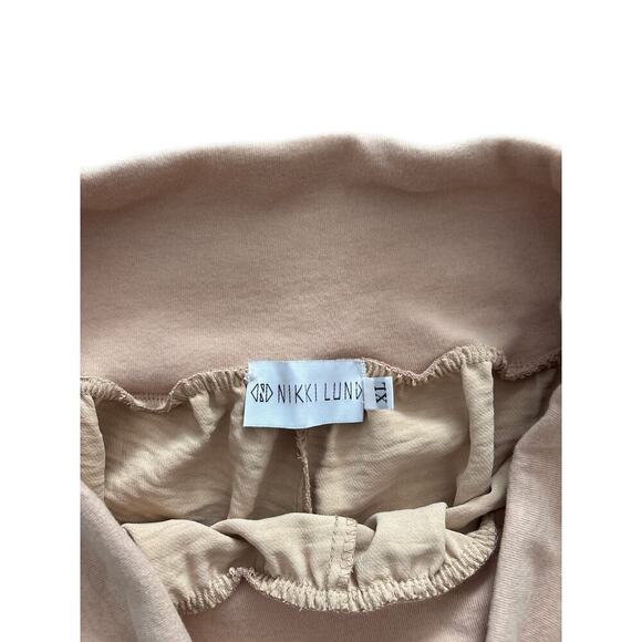 Nikki Lund XL Camel Modal Joggers $125 Retail USA Made Lounge Pants NWOT - Picture 3 of 8